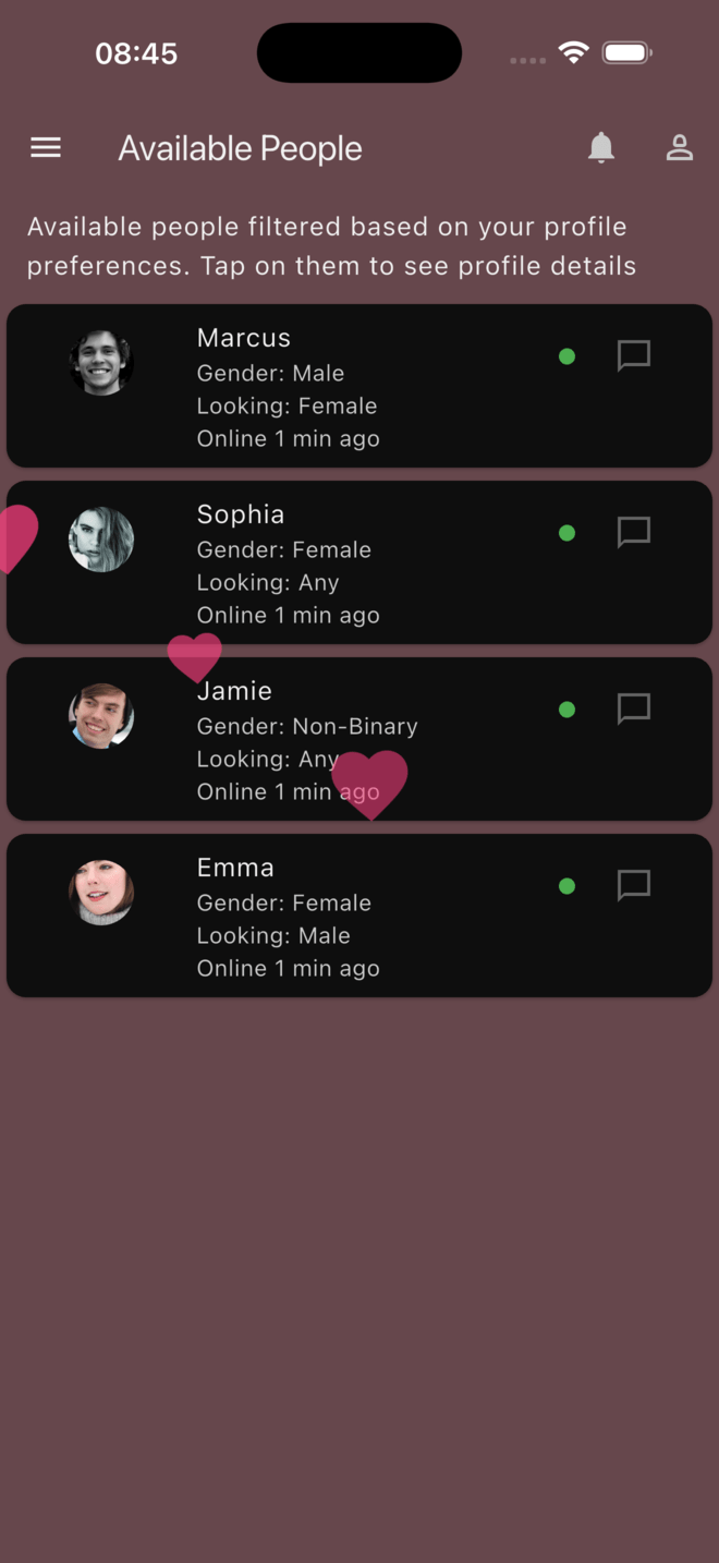 Guest discovery notifications in Ordis Meet